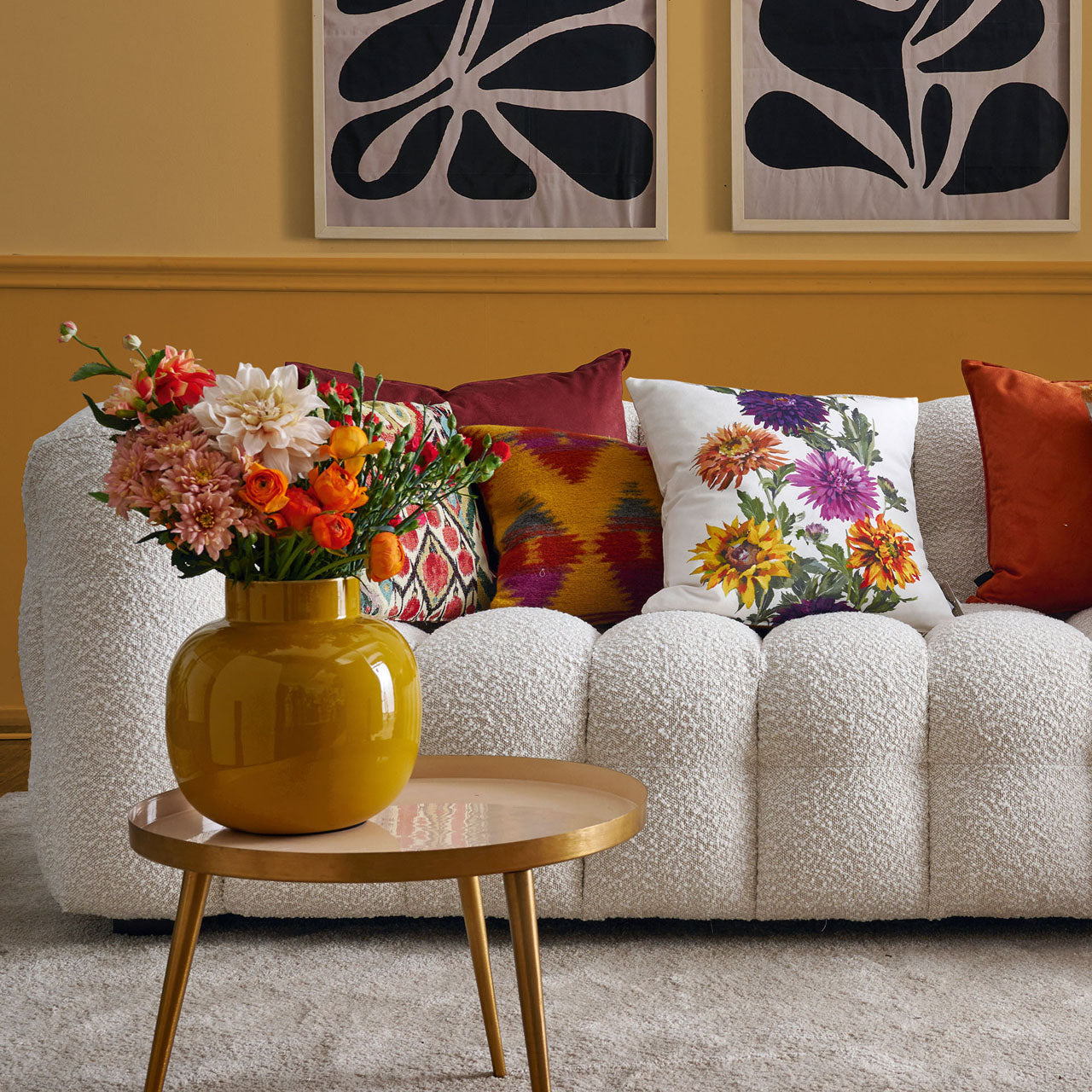 APELT 3404 Kissenbezug Herbstblumentraum