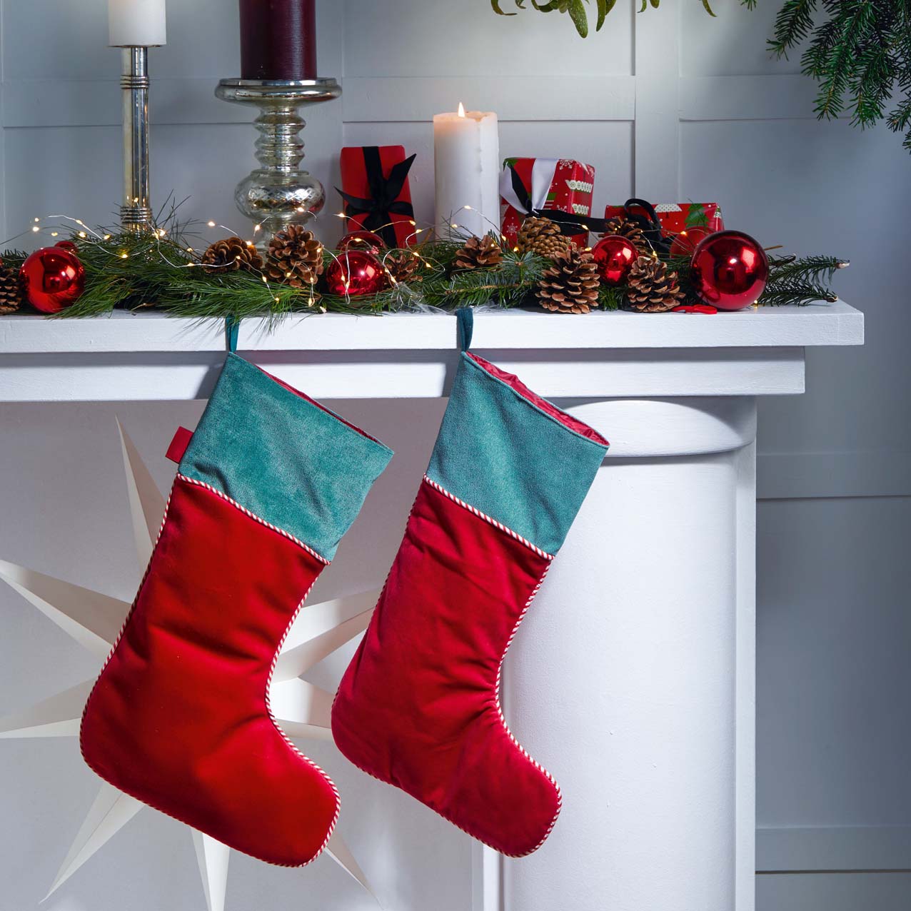 APELT 3609 Stiefel Samt Weihnachten