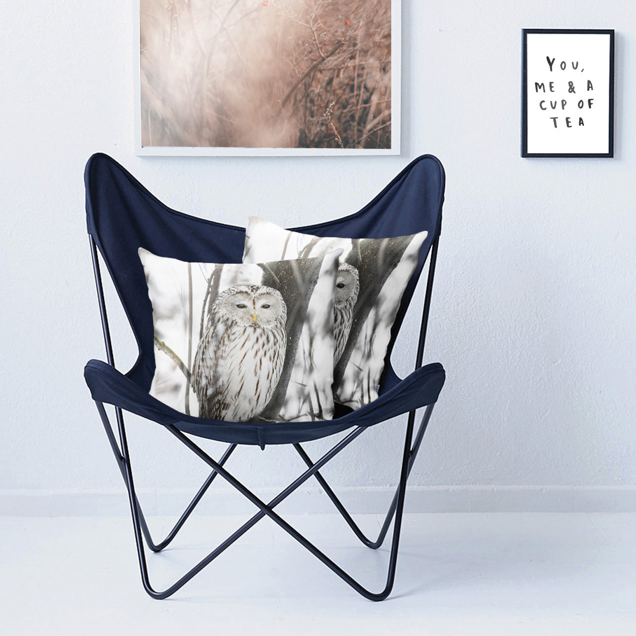 APELT 3700 Kissenbezug Schneeeule