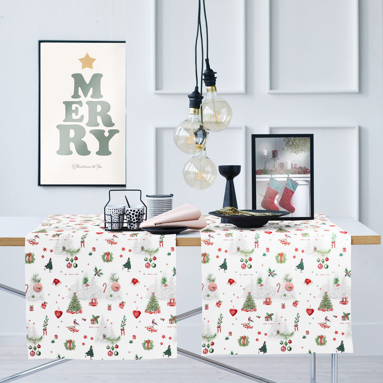 APELT 3710 Läufer Weihnachtsmotiven