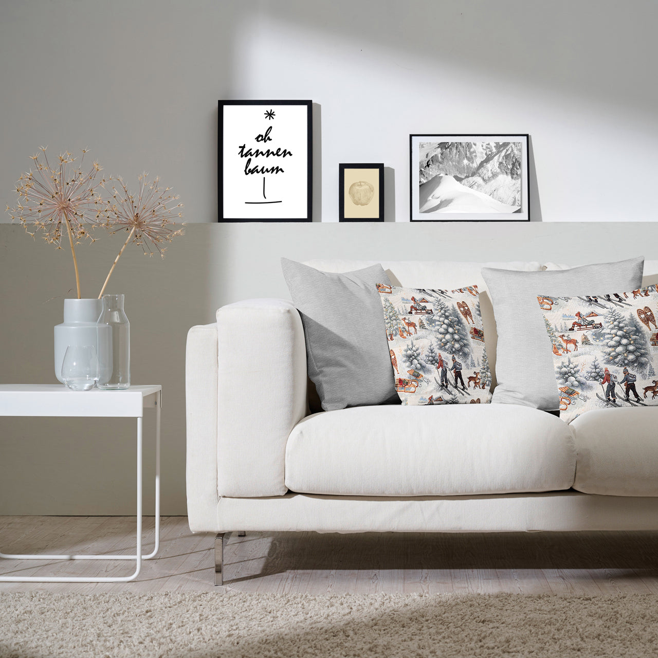 APELT 3714 Kissenbezug Weihnachtsmotiv im angesagten american-x-mas -Style