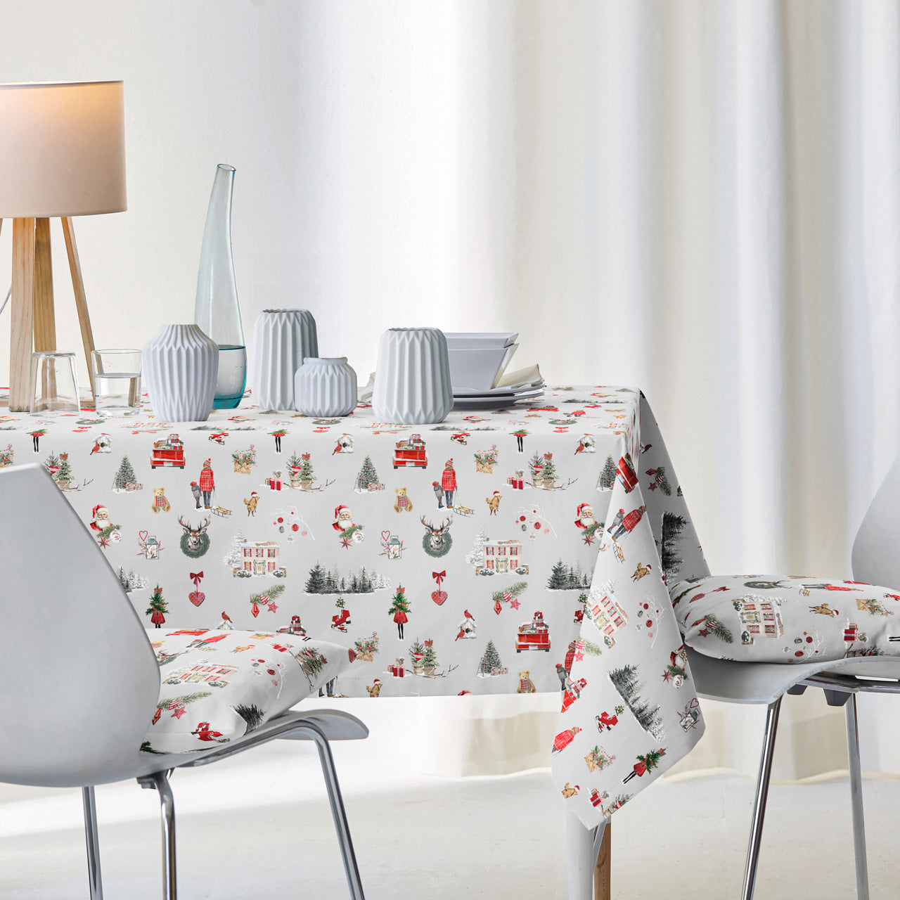 APELT 5821 Tischdecke Christmas-all-over