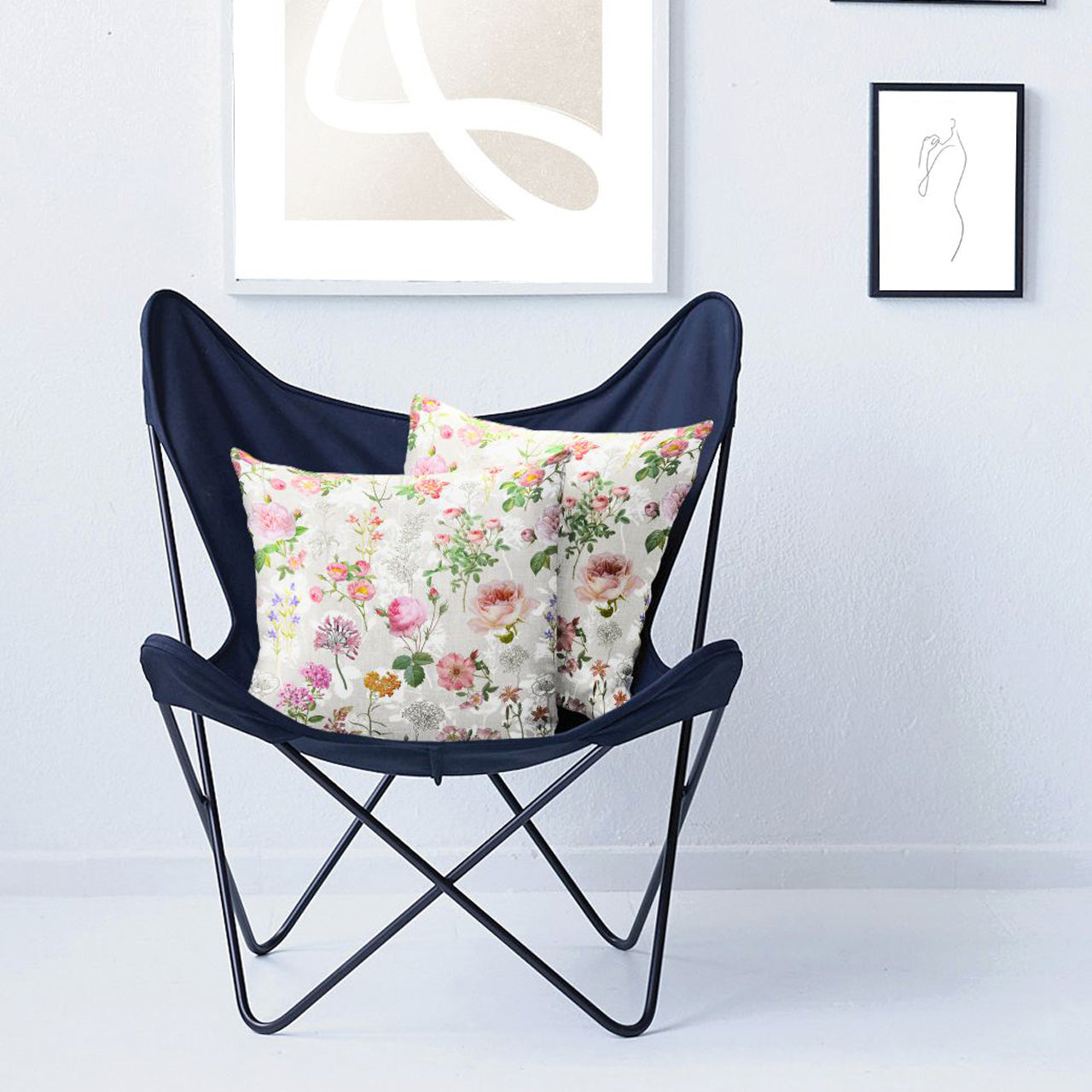 APELT 6750 Kissen Trendige Blumen, Streublumen