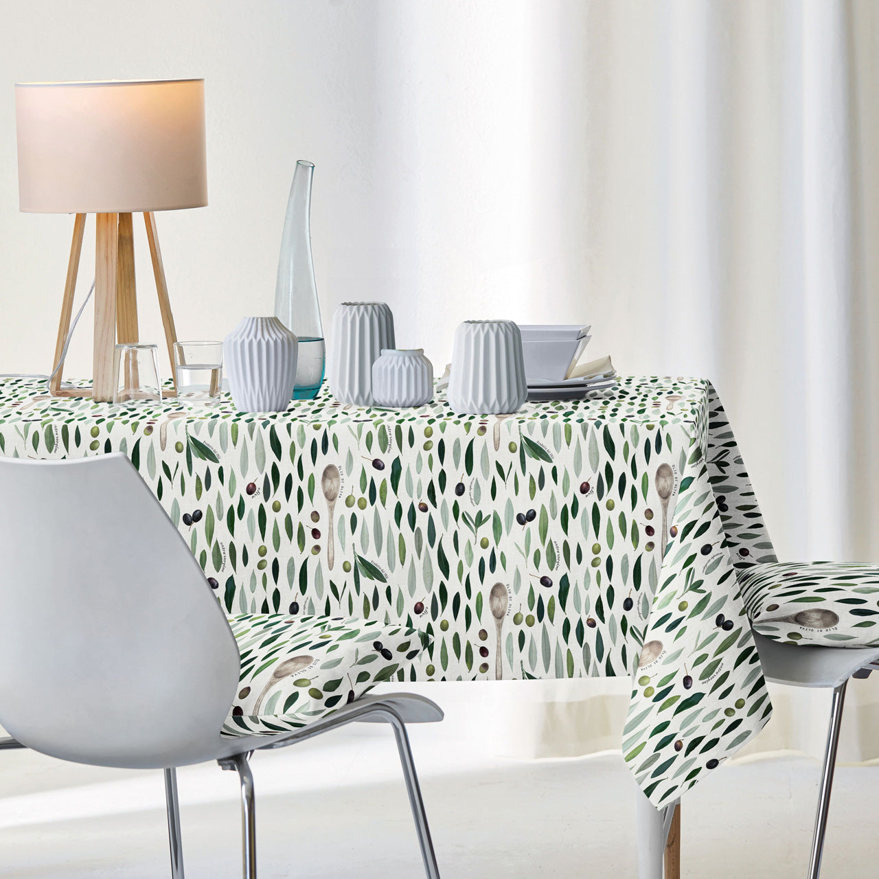 APELT 7007 Kissen Olivendesign all-over