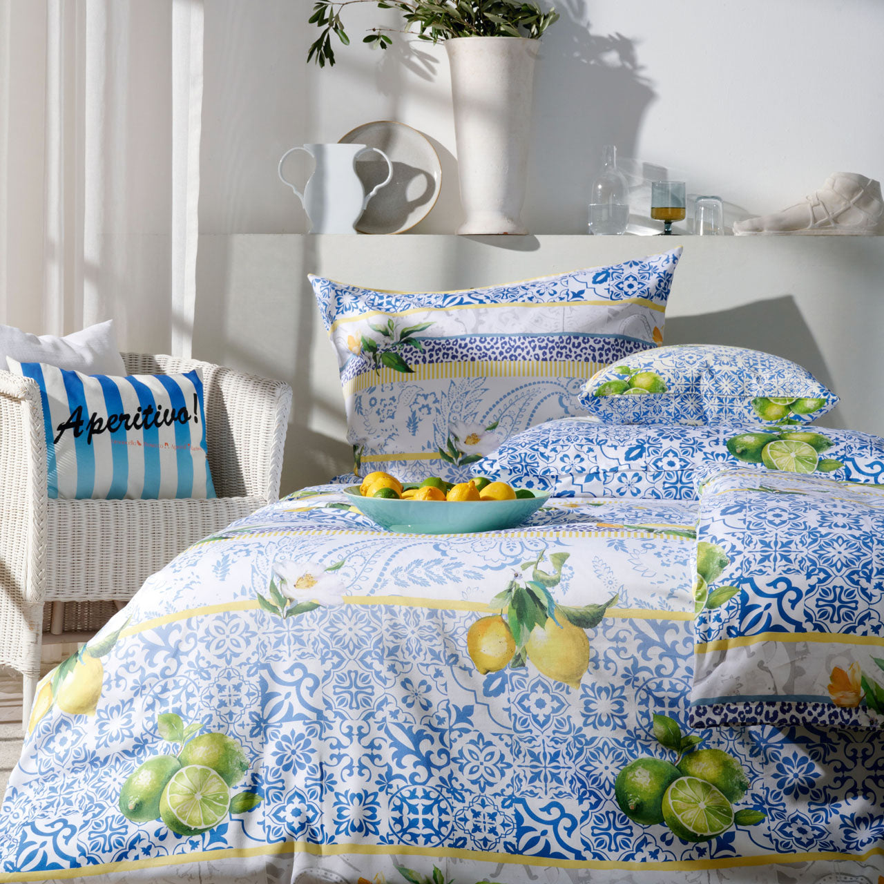 APELT Amalfi Bettwäsche Baumwoll-Satin Stilvolles Design