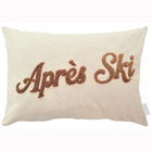 APELT Apres Ski Samtkissen mit Stickerei
