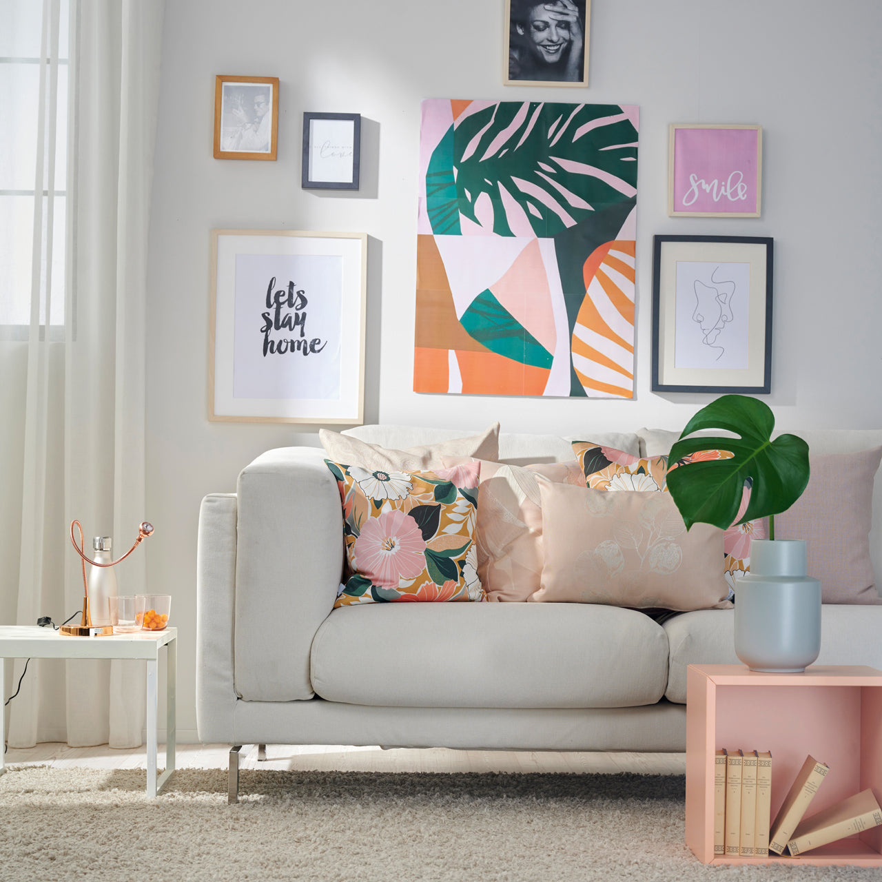 APELT Astrid Kissenbezug Skandinavie Blüten Scandi