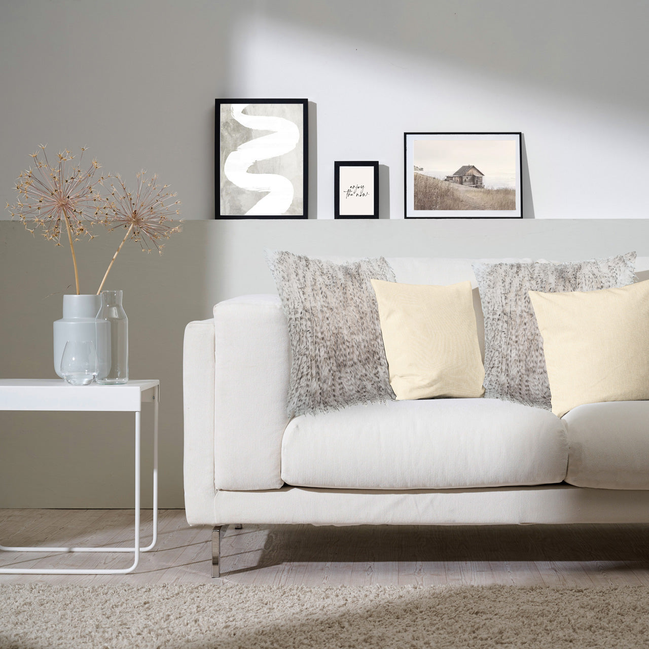 APELT Melina Kissenbezug fake-fur Federoptik