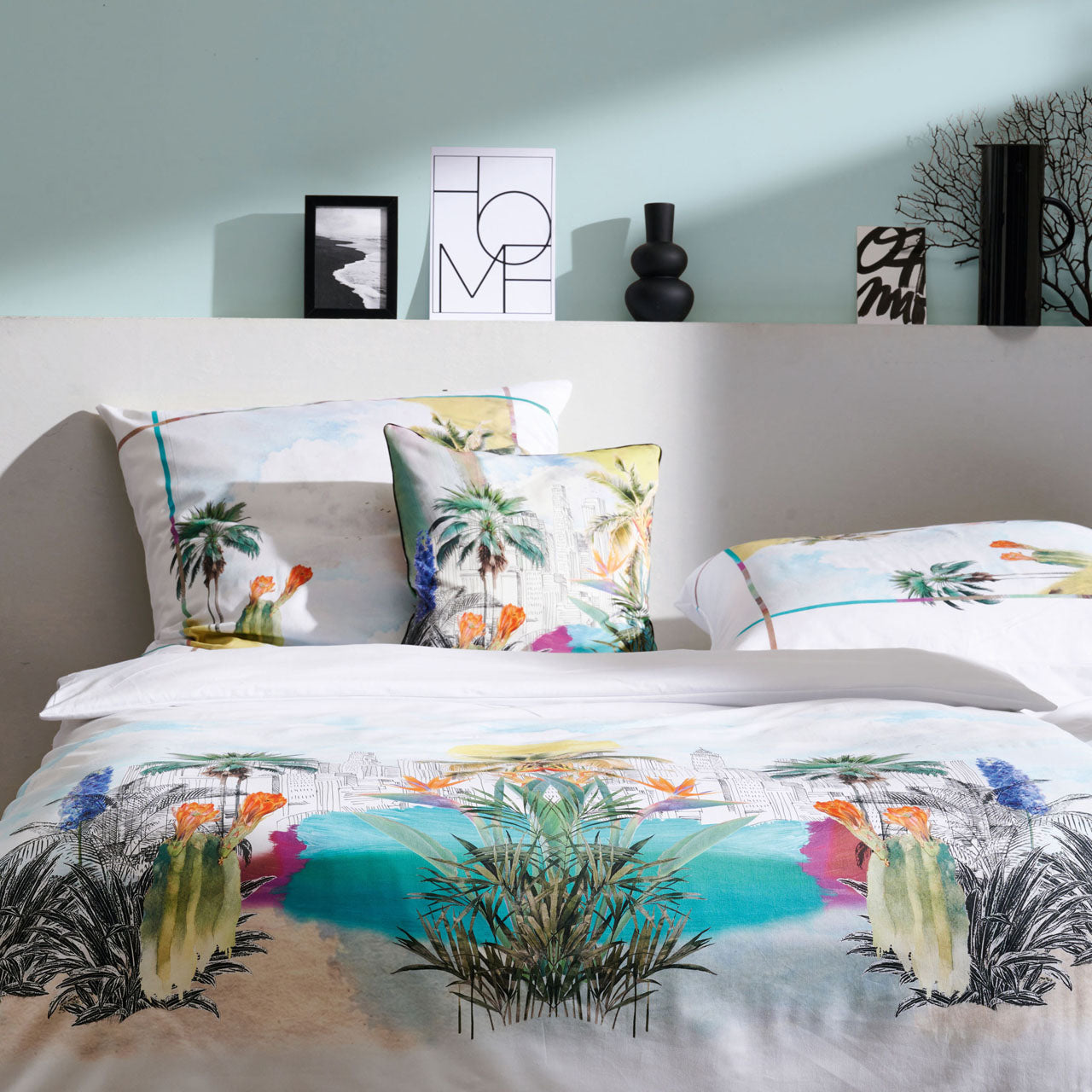 APELT Copacabana Kissenbezug Großstadt-Dschungelgarten