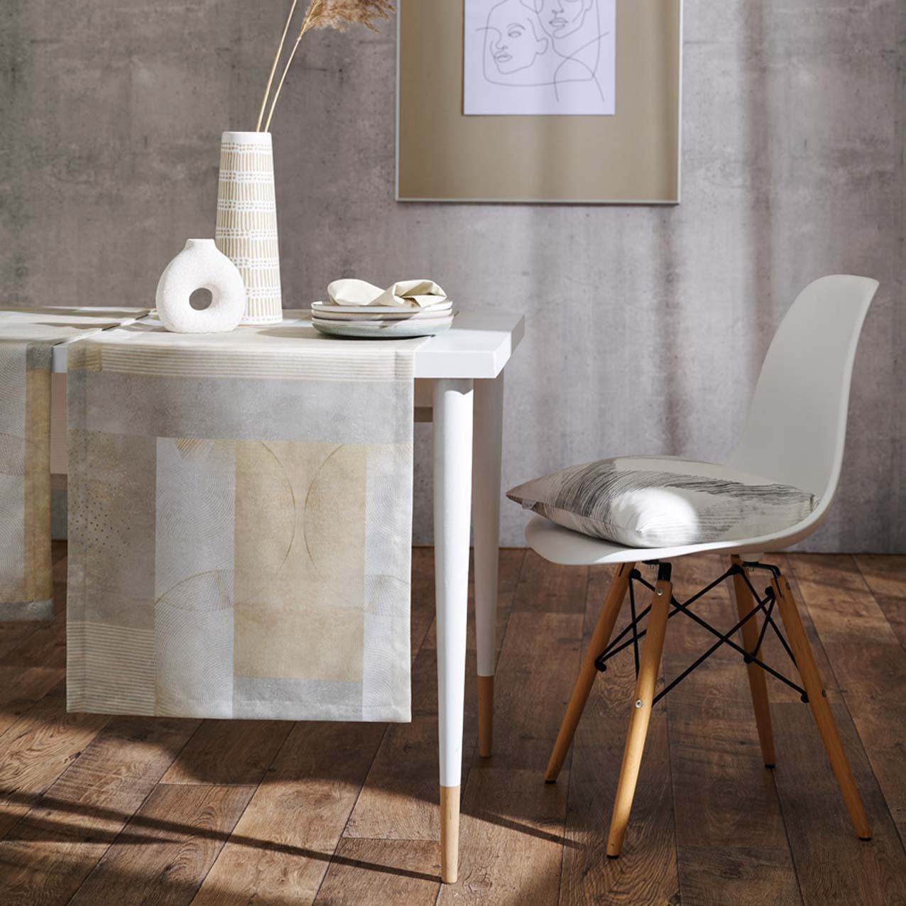 APELT 1603 Tischläufer 48x140 cm grafisch modern