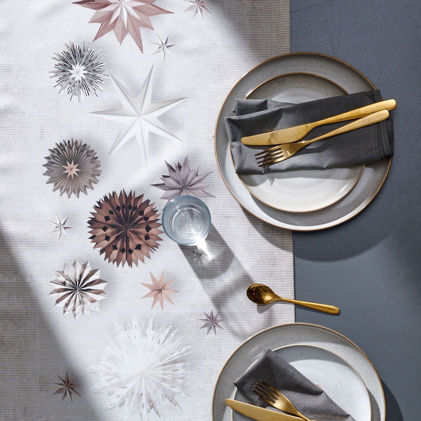 APELT 5844 Läufer weihnachtliche Sternen