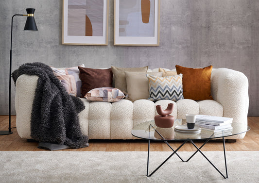 APELT Magnus Kissenbezug Uni in Velouroptik