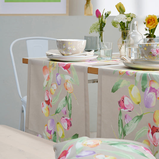 APELT 3106 Tischläufer Tulpen-Motiv