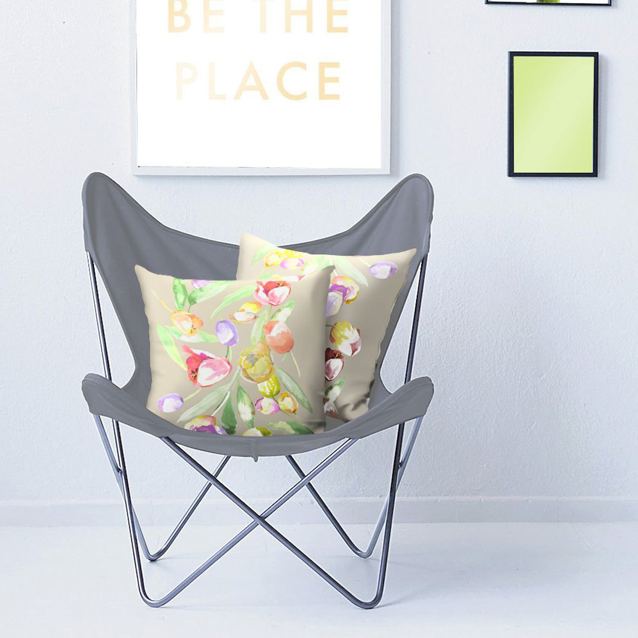 APELT 3106 Kissen Tulpen-Motiv