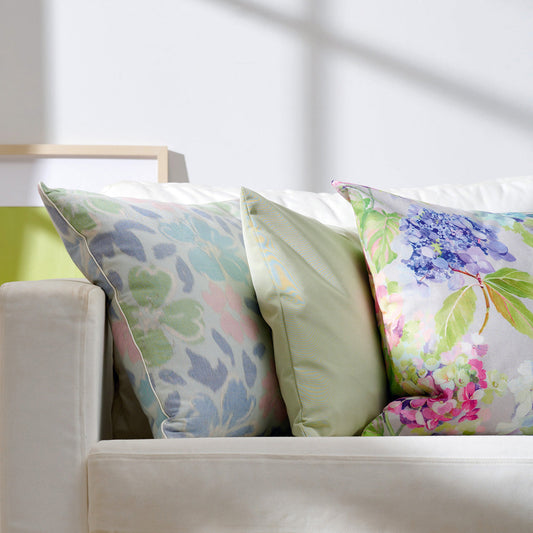 APELT 3108 Kissenbezug Hortensien im Aquarellstil
