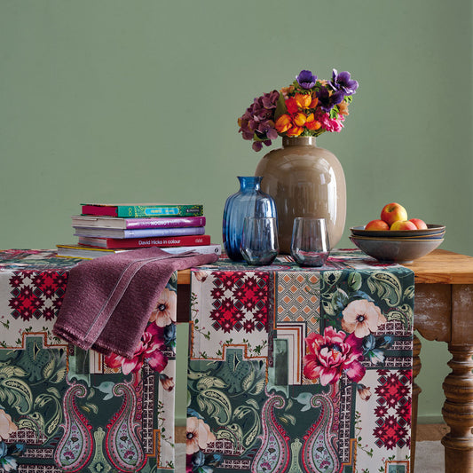 APELT 3403 Läufer Blumen und Ornamente im boheme-style