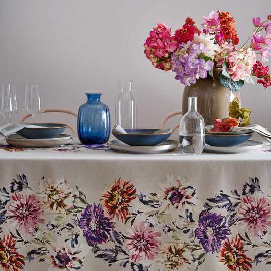 APELT 3404 Tischdecke Herbstblumentraum