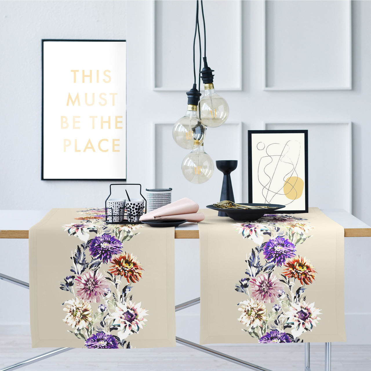 APELT 3404 Läufer Herbstblumentraum