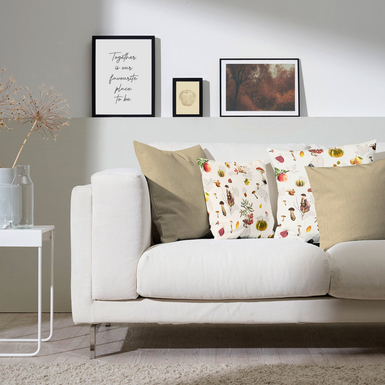 APELT 3405 Kissen herbstlicher Früchtekorb