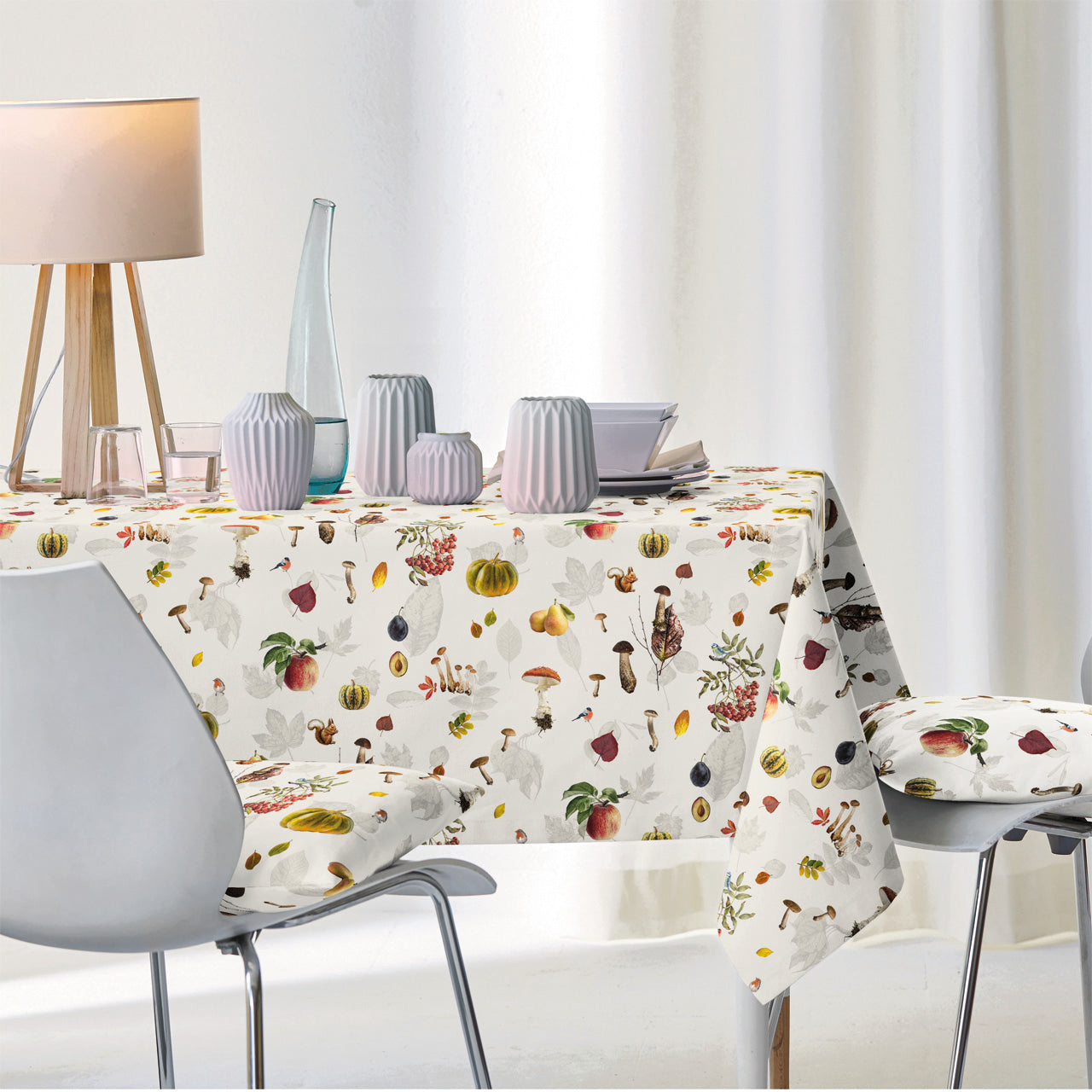 APELT 3405 Tischdecke herbstlicher Früchtekorb