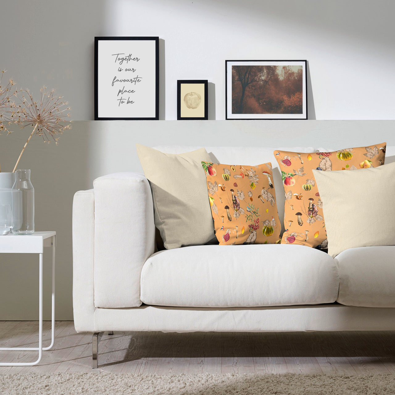 APELT 3405 Kissenbezug herbstlicher Früchtekorb