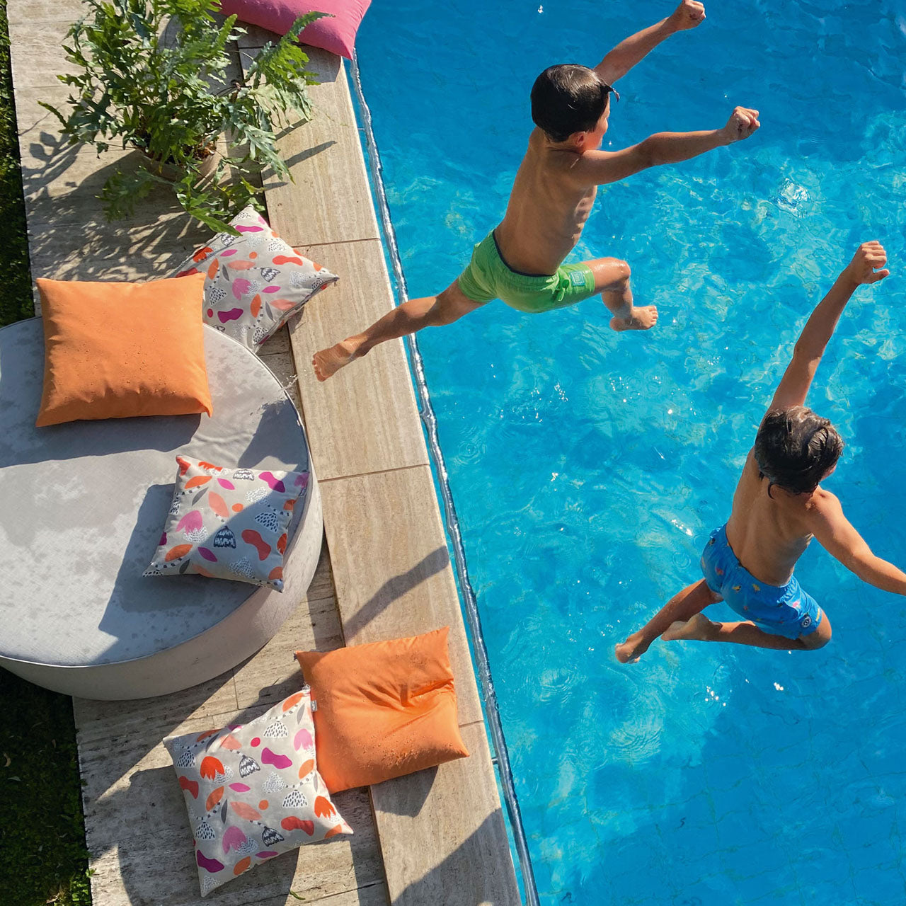 APELT 3800 Kissen Uni Outdoor mit Fleckschutz