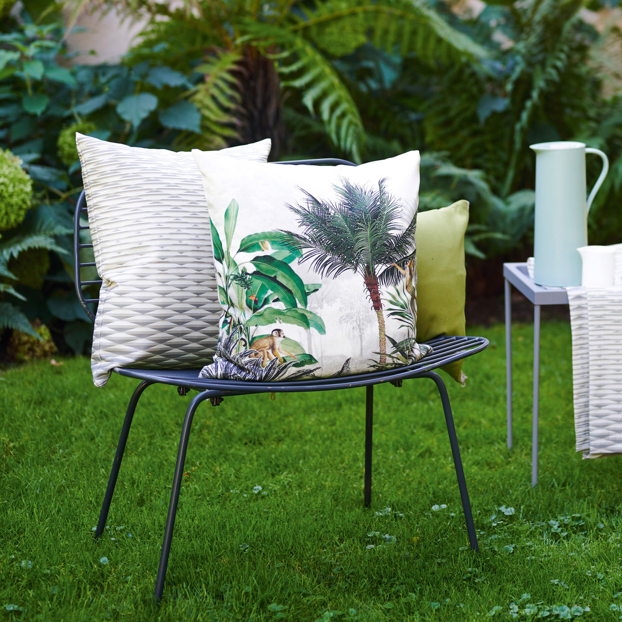 APELT 3912 Kissen Urwaldszenerie Outdoor