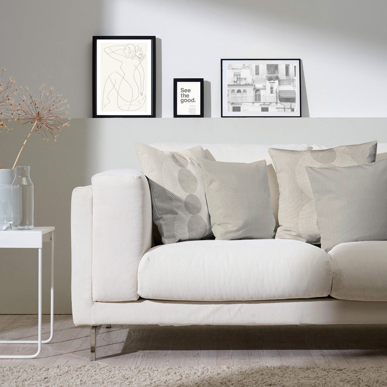 APELT 5232 Kissen grafisches Design mit Kreisen