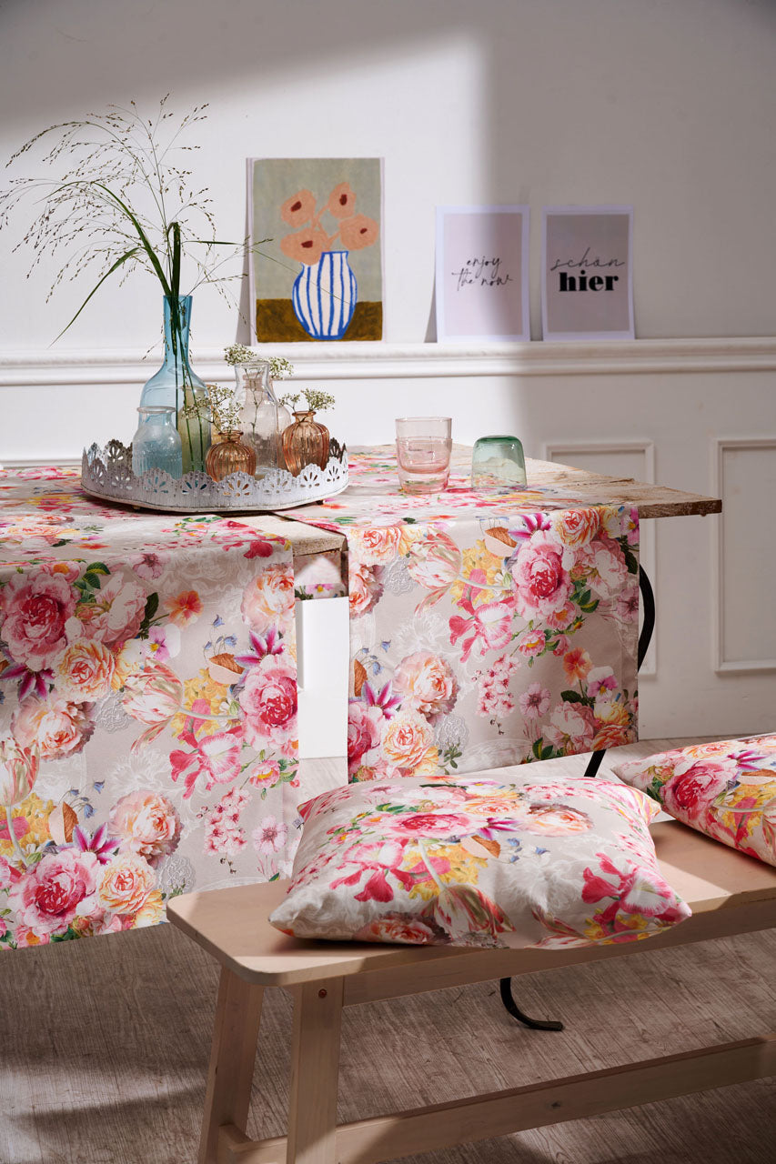 APELT 5451 Nackenrolle Blumen-Motiv