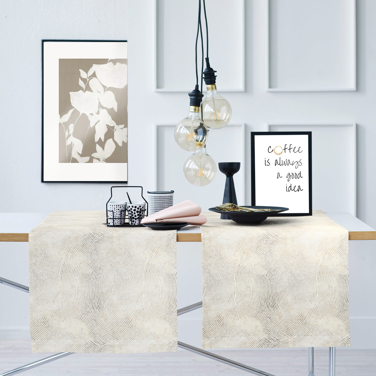 APELT 5470 Tischläufer grafischer Uni