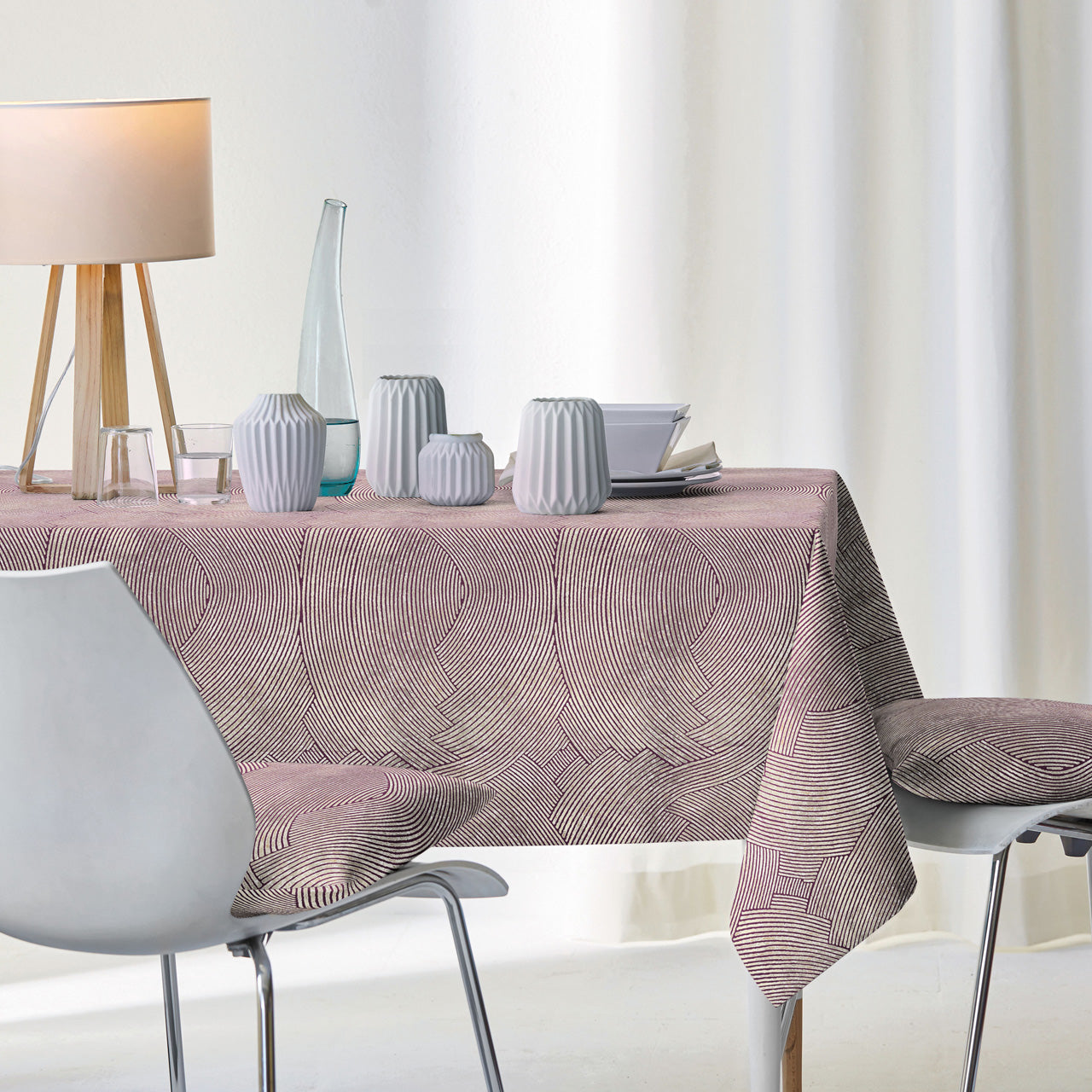 APELT 5470 Tischdecke grafischer Uni