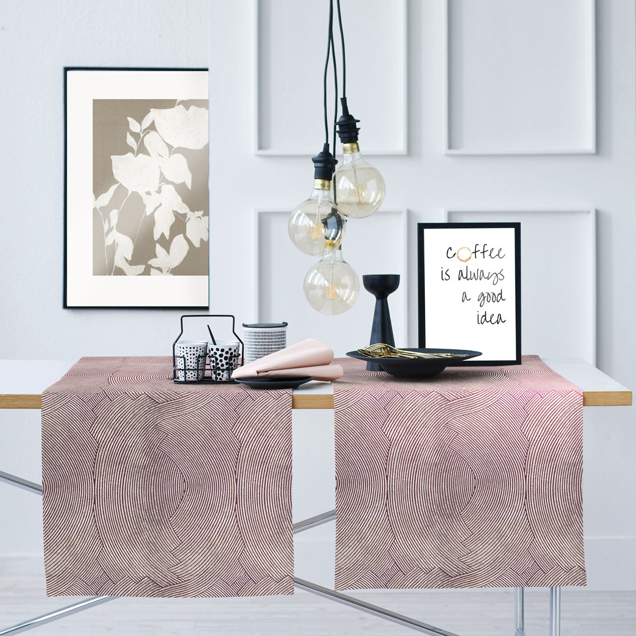 APELT 5470 Tischläufer grafischer Uni