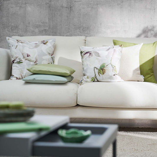 APELT 6510 Kissenbezug Magnolienzweige Frühjahrsblüten