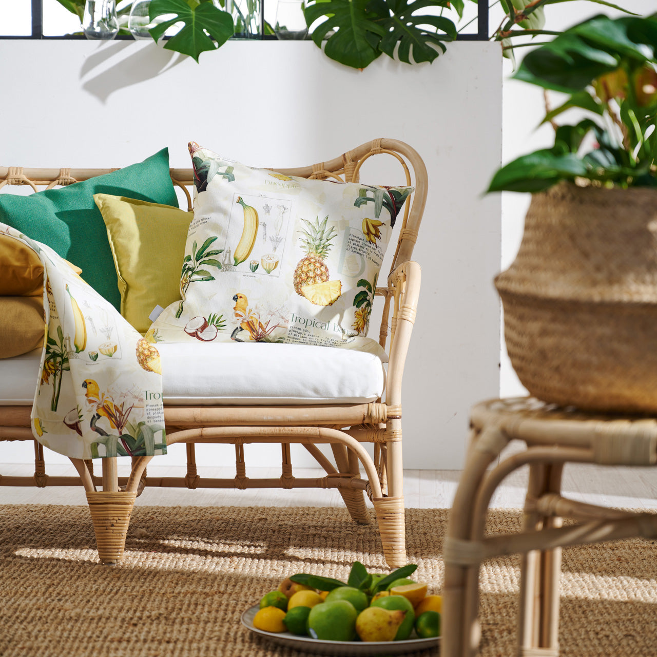 APELT 6521 Kissen Tropical Summer, tropische Früchte