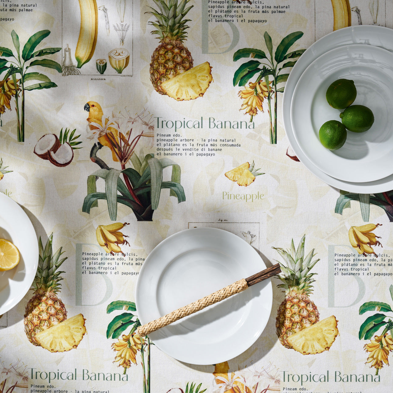 APELT 6521 Tischdecke, Tropical Summer, tropische Früchte