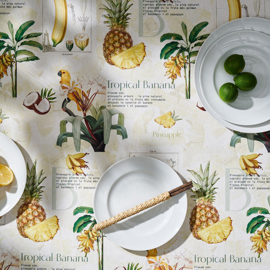 APELT 6521 Tischdecke, Tropical Summer, tropische Früchte