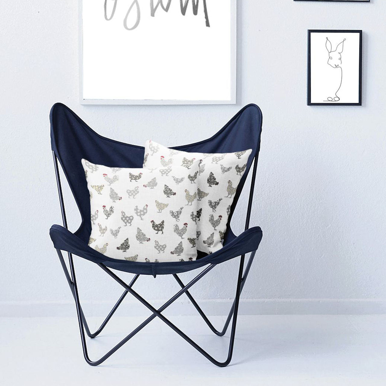 APELT 6710 Kissenbezug Hühner all-over