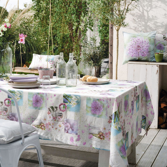 APELT 6722 Tischdecke Schickes Frühjahrs-Patch