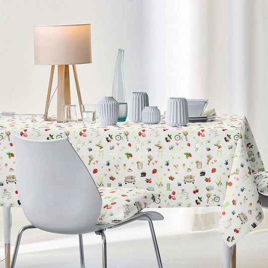 APELT 6724 Tischdecke liebevoll gestaltete Motive