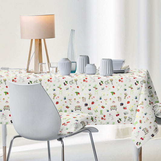 APELT 6724 Tischdecke liebevoll gestaltete Motive
