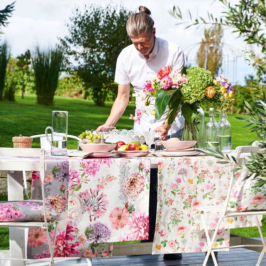 APELT 6748 Läufer Sommerblumen all-over