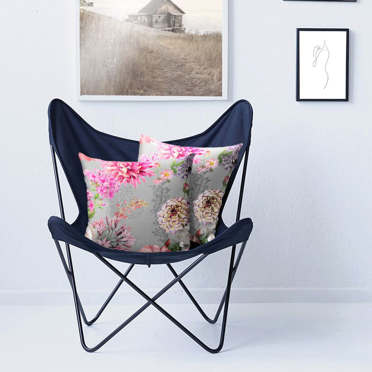 APELT 6748 Kissen Sommerblumen all-over