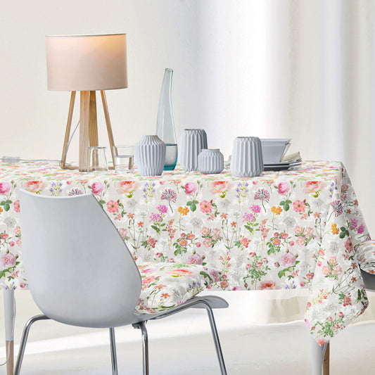 APELT 6750 Tischdecke Trendige Blumen, Streublumen
