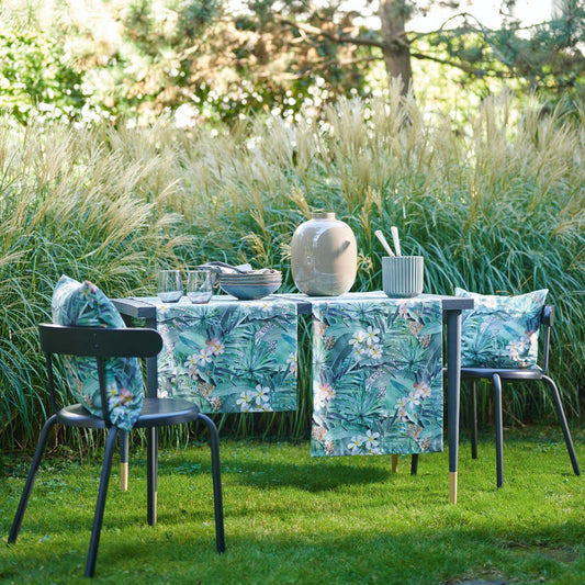 APELT 6852 Läufer Tropische Palmblätter