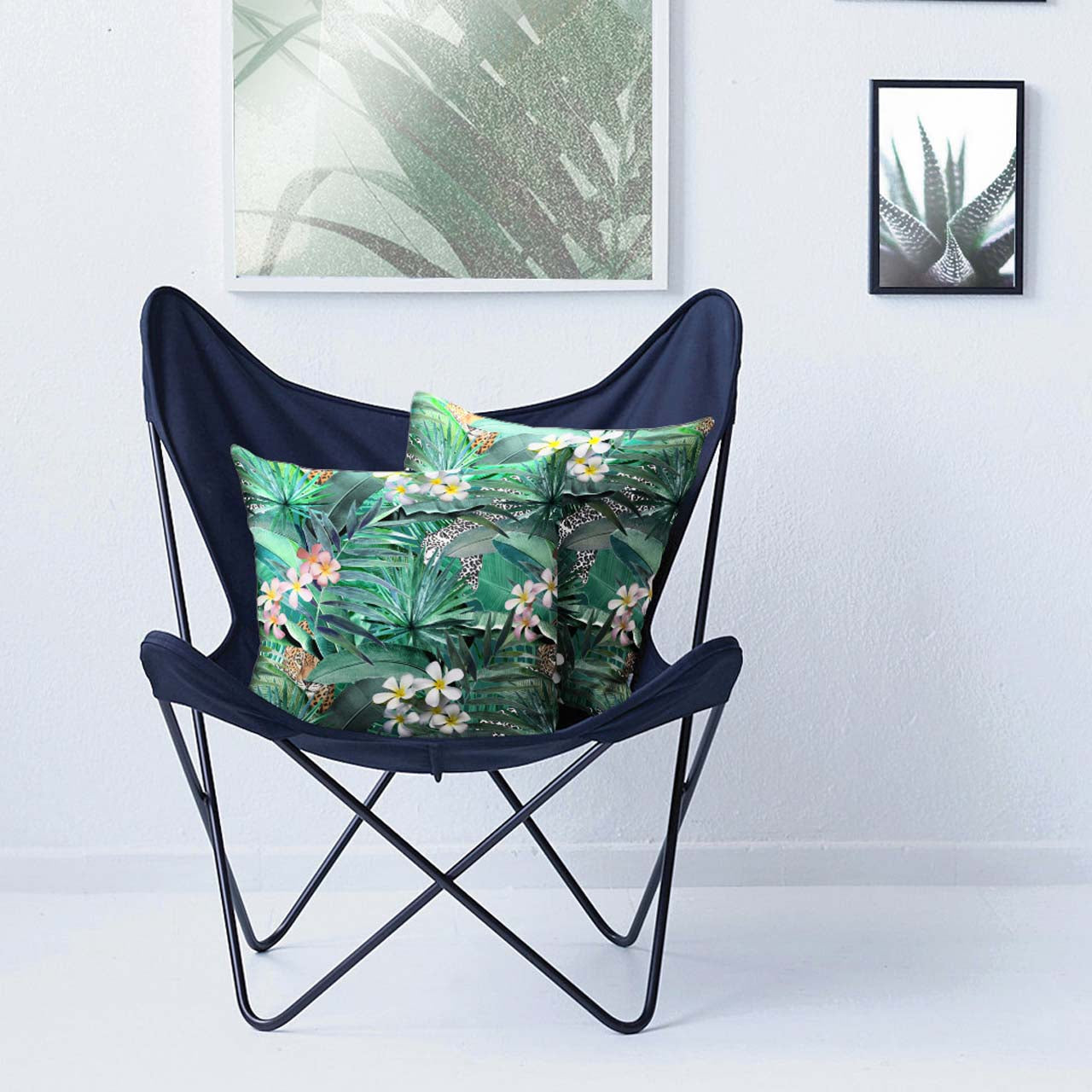 APELT 6852 Kissen Tropische Palmblätter