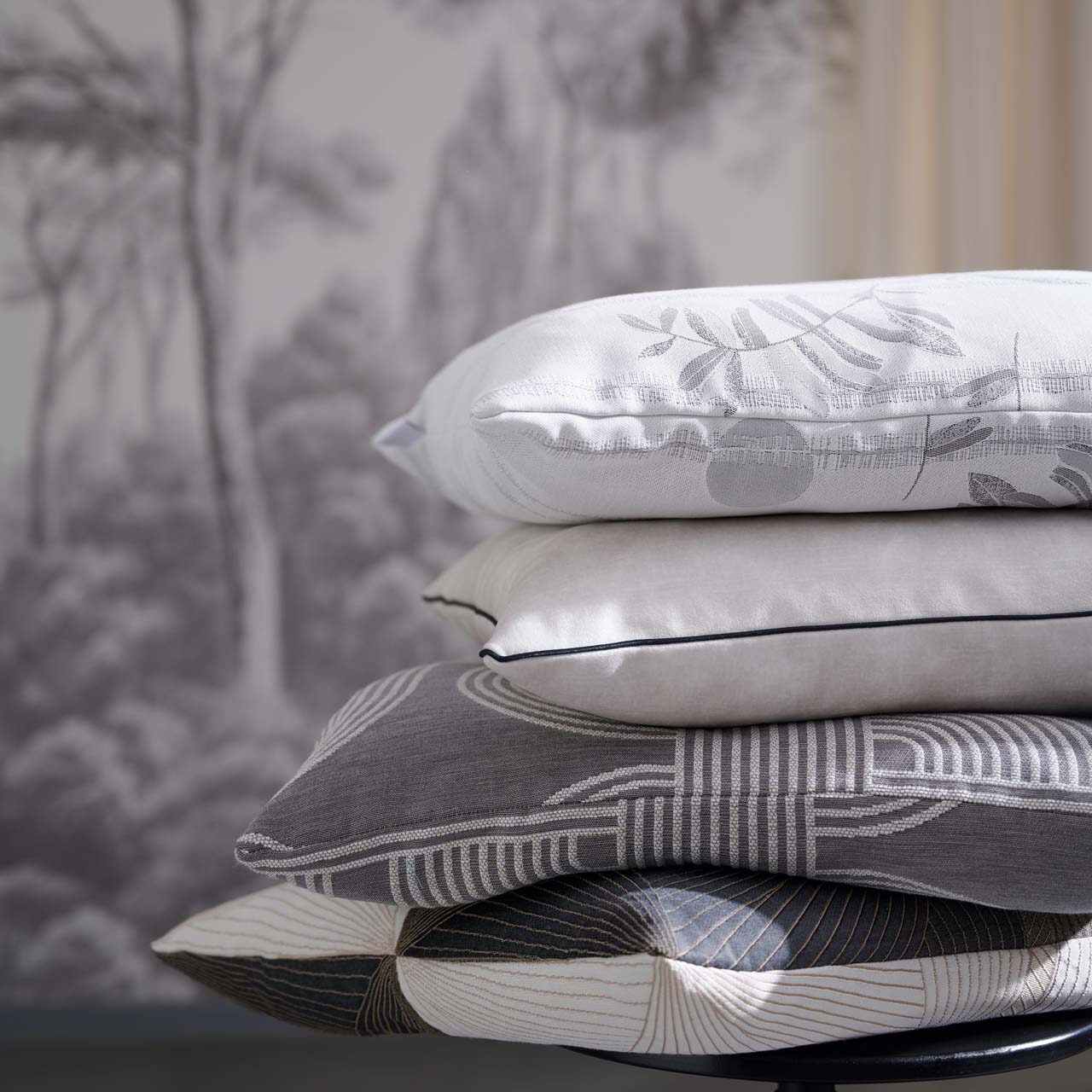 APELT 6871 Kissen Blattmotiv