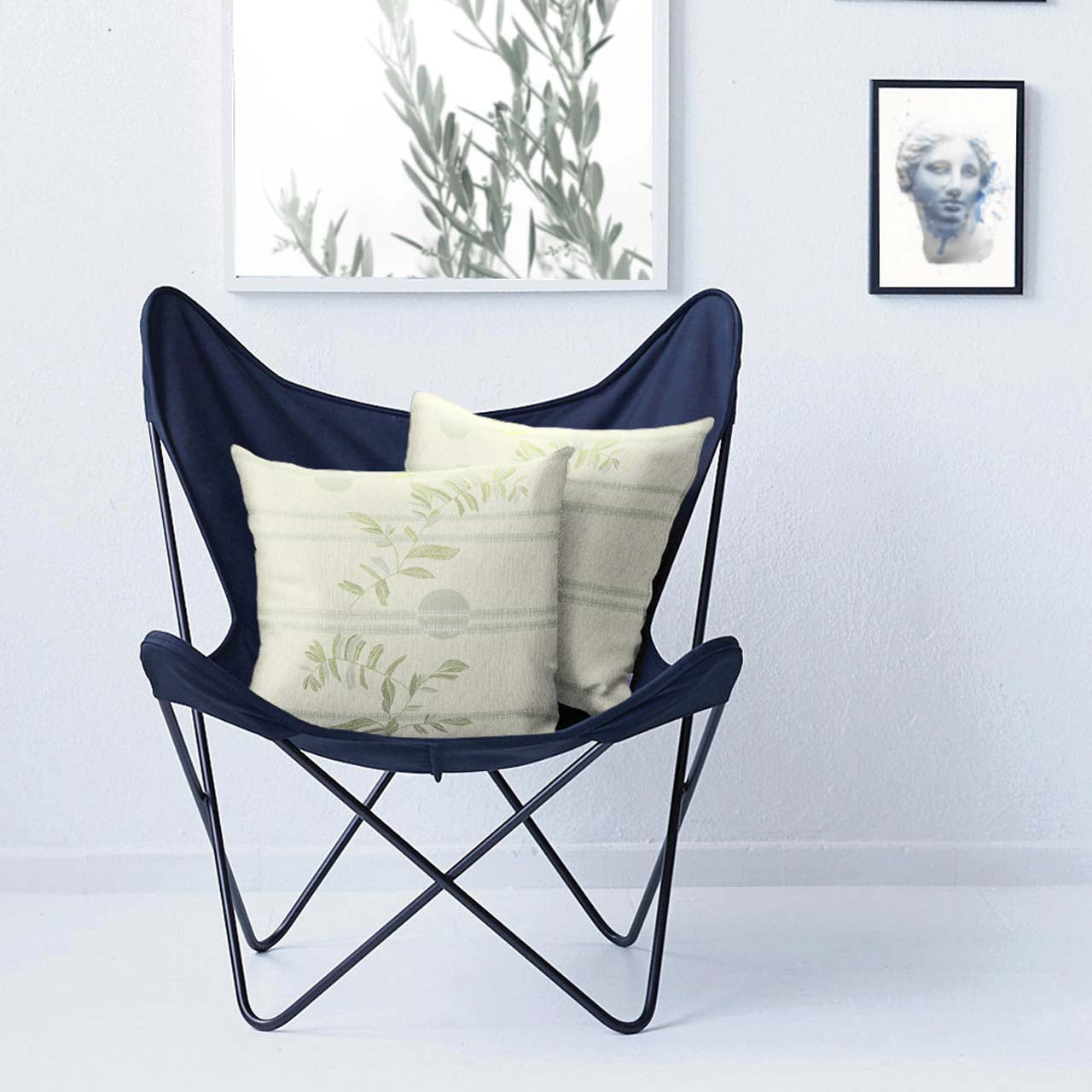 APELT 6871 Kissen Blattmotiv