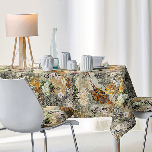 APELT 7401 Tischdecke Stylisches Patch mit Herbstblüten