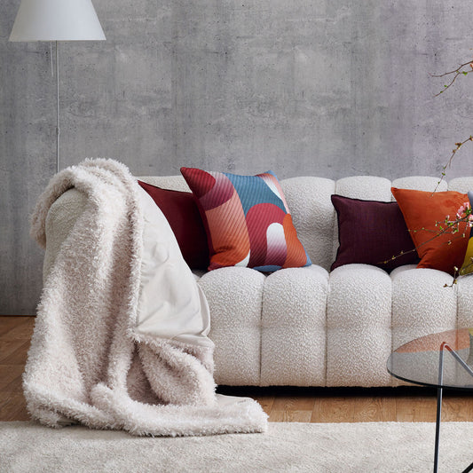 APELT Ben Kissenbezug weiches Gewebe mit abstrakten Design