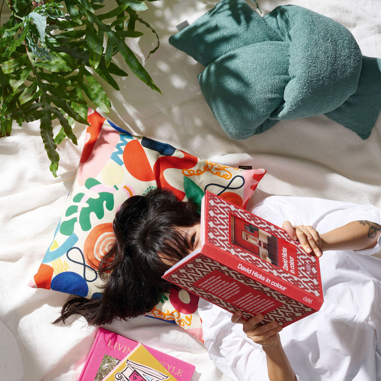 APELT Ciao Knotenkissen pflegeleichter Frottee Uni